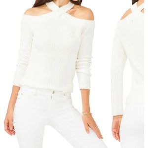 1.State Cross Neck Sweater NWT